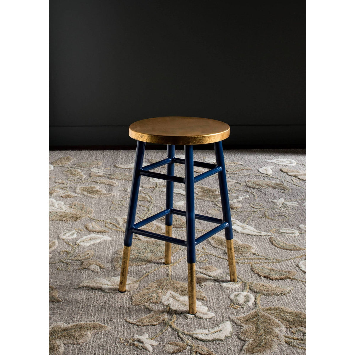 Navy Gold Counterstool T9805