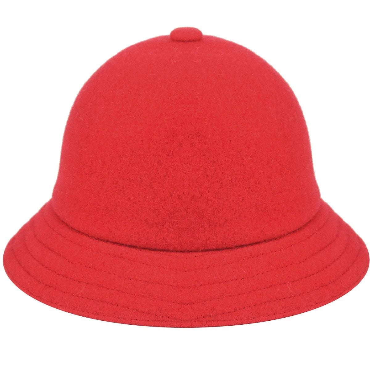 Red Wool Bucket Hat A43802