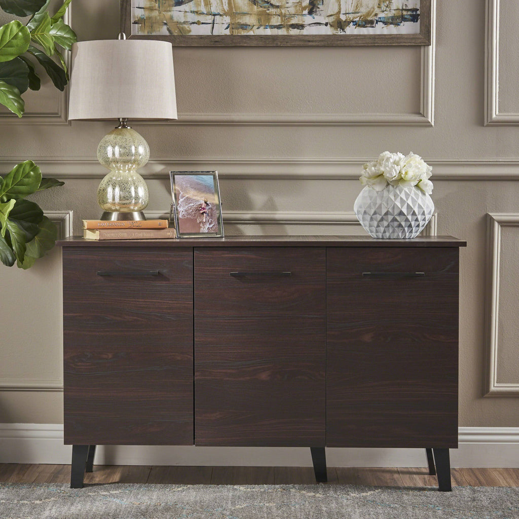 Gray Oak Fiberboard Cabinet N830