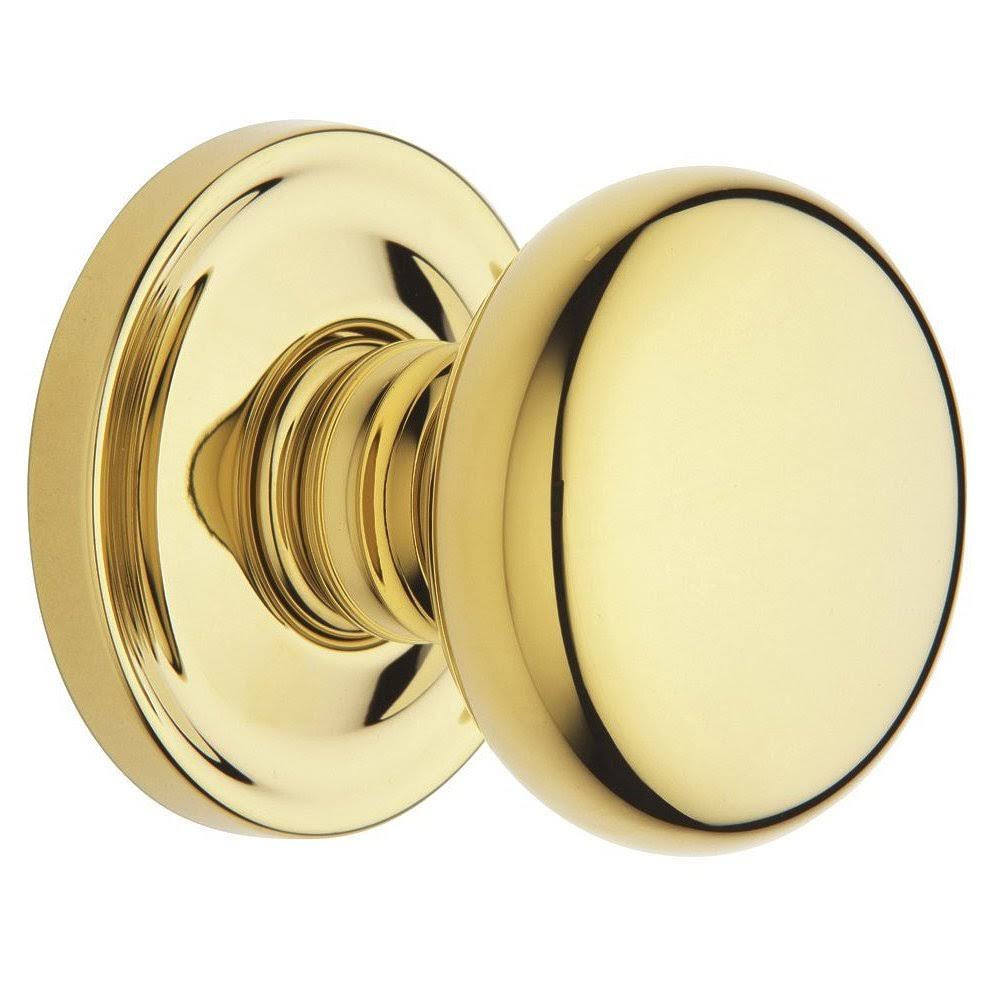 Polished Brass Full Dummy Knob Set J550680