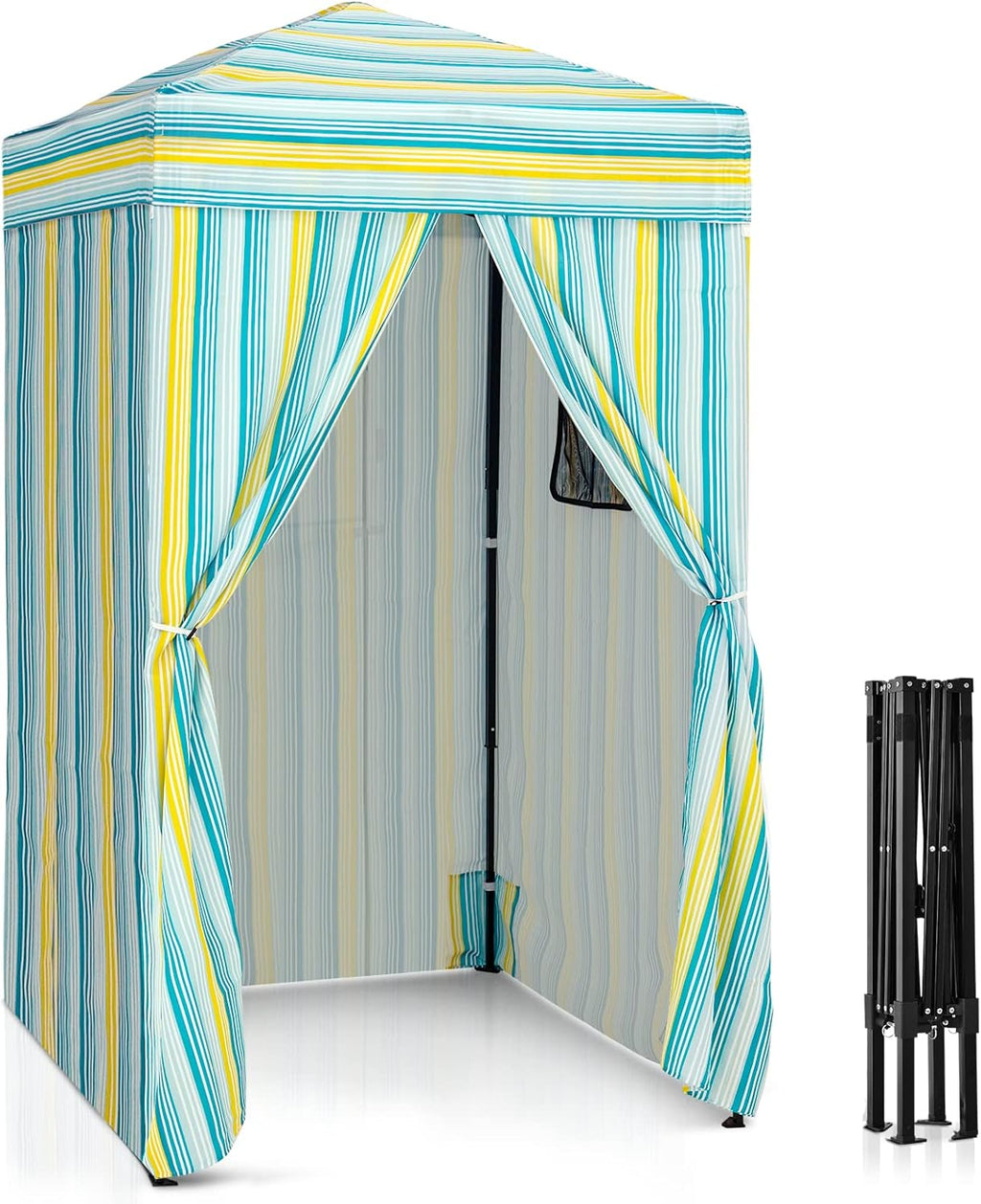 Gray/White Pop-up Changing Room Canopy, Pack of 2 K738903
