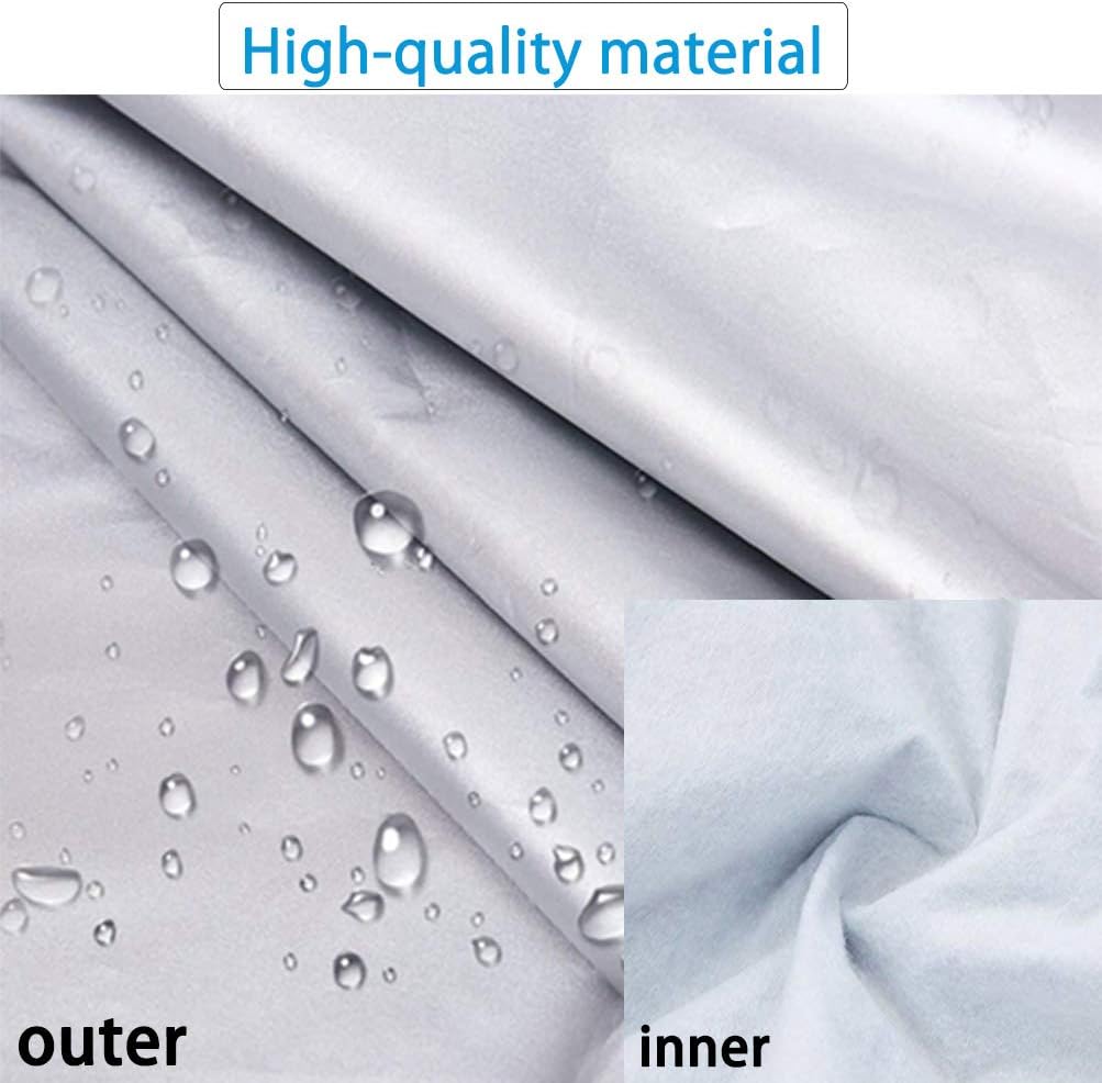 Half Car Cover with Cotton Waterproof Dustproof UV Resistant Snowproof Universal M310