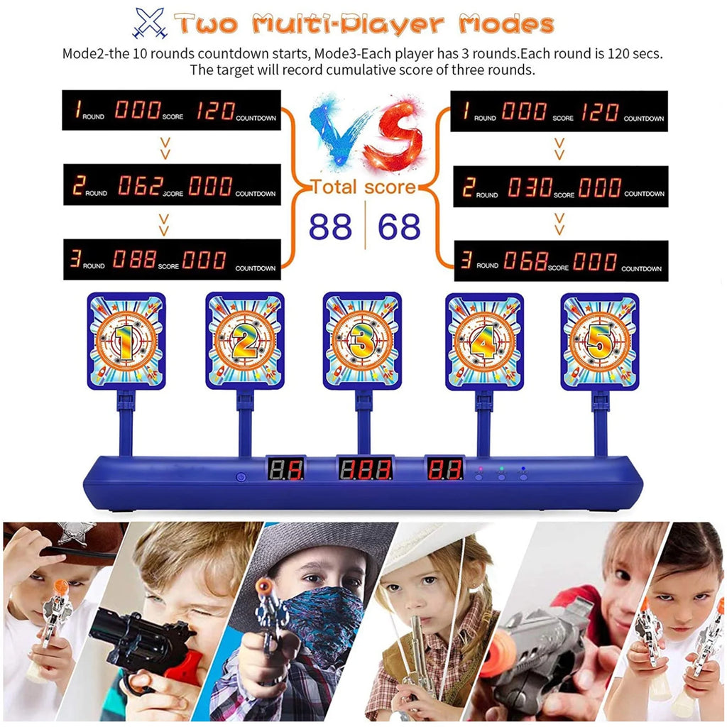 Electronic Running Shooting Target for Nerf Gun Toys R8462