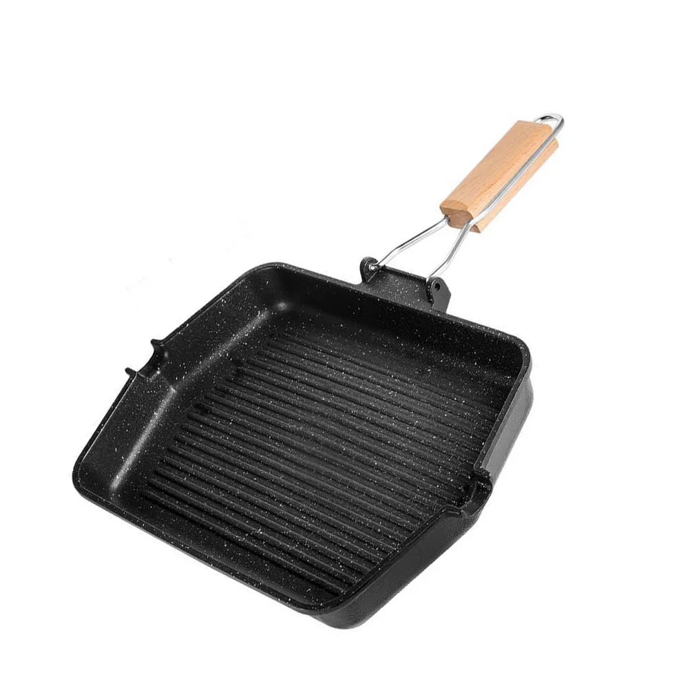 Black Non-stick BBQ Grill Pan S870