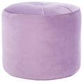 Lilac Cylinder Ottoman J928