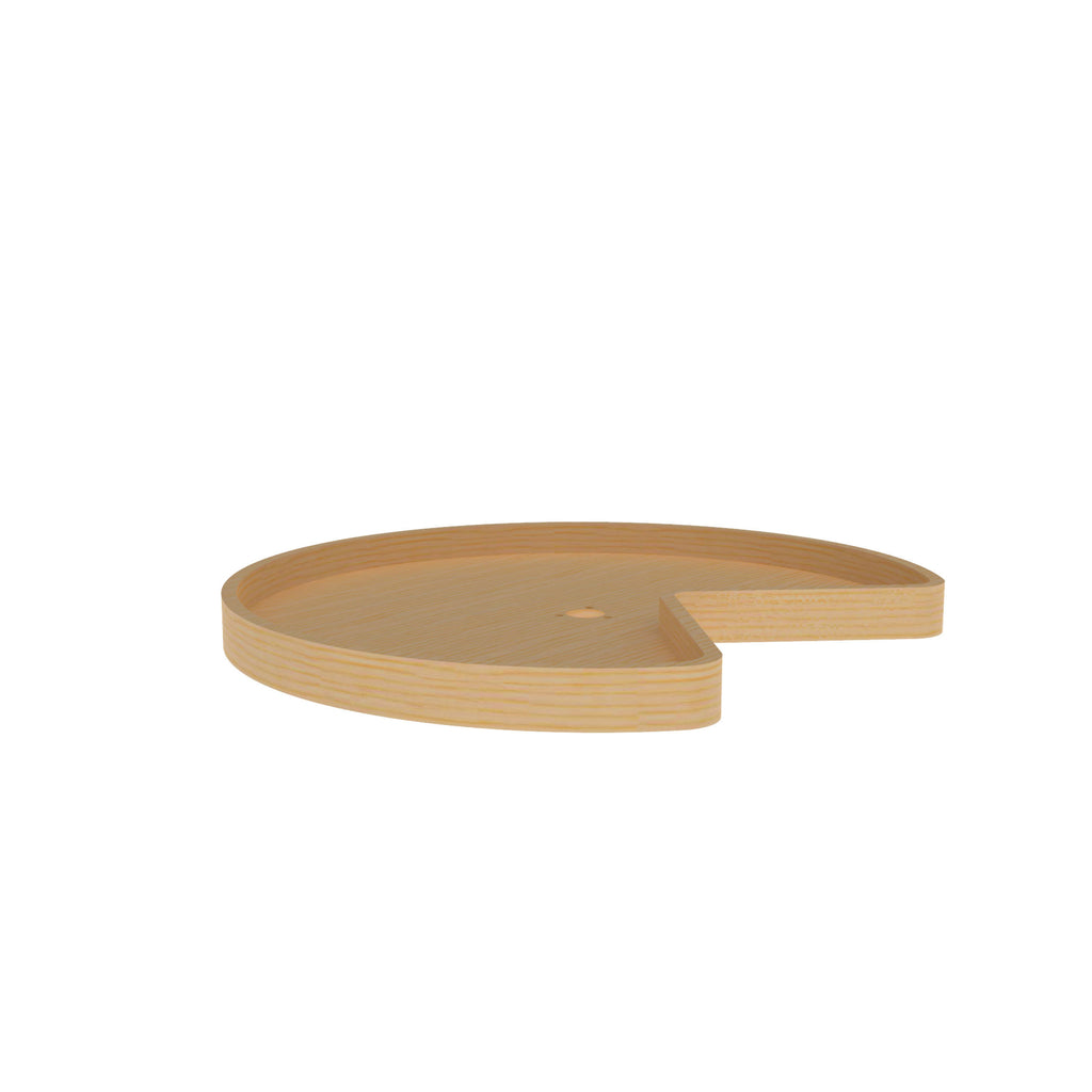 28x22 Wood Kidney Lazy Susan Shelf T522577