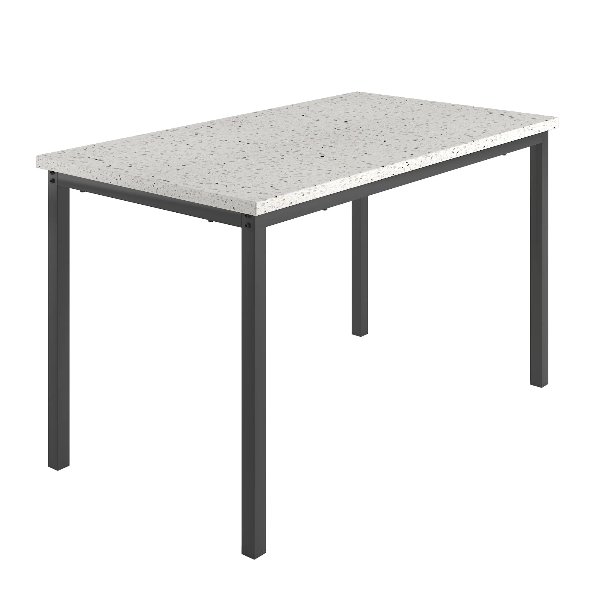 5 Piece Dining Table and Chairs Set with Faux Marble Tabletop and 4 PU Leather Upholstered Chairs Z725420