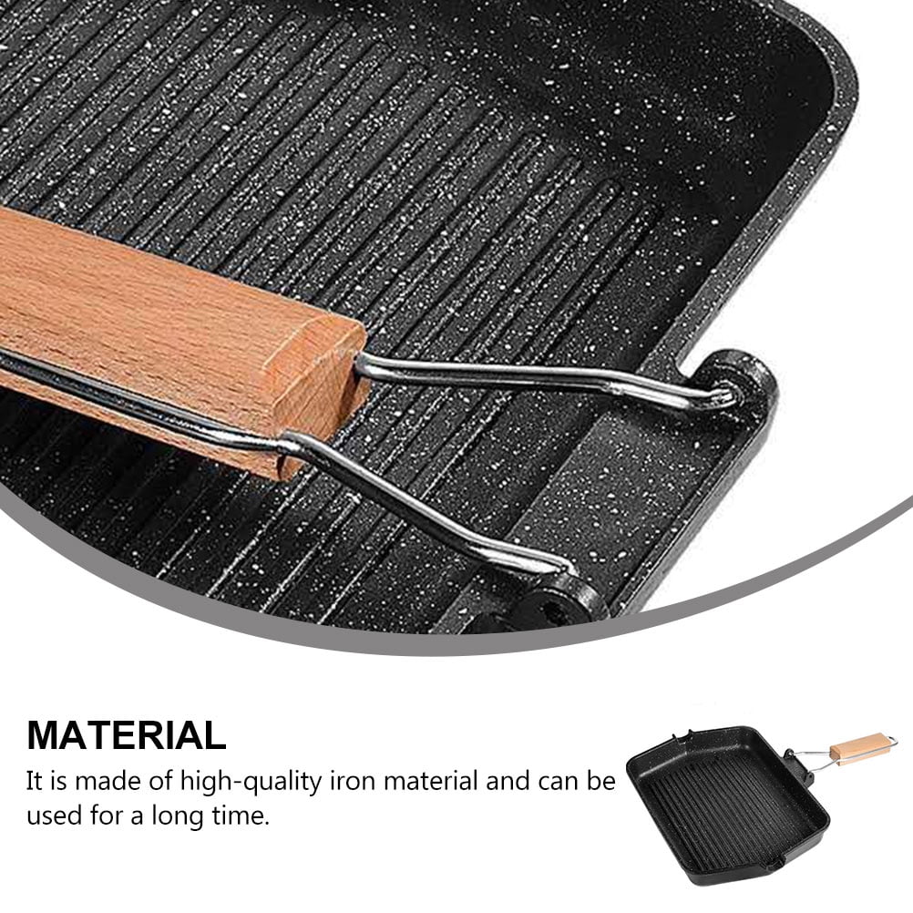 Black Non-stick BBQ Grill Pan S870
