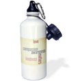 21 oz Inspirational Quotes Sports Water Bottle O479