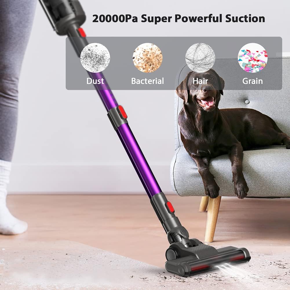 Cordless Stick Vacuum Cleaner 20KPa 4 in 1 with LED Display 40 Minutes Runtime Lightweight G178137