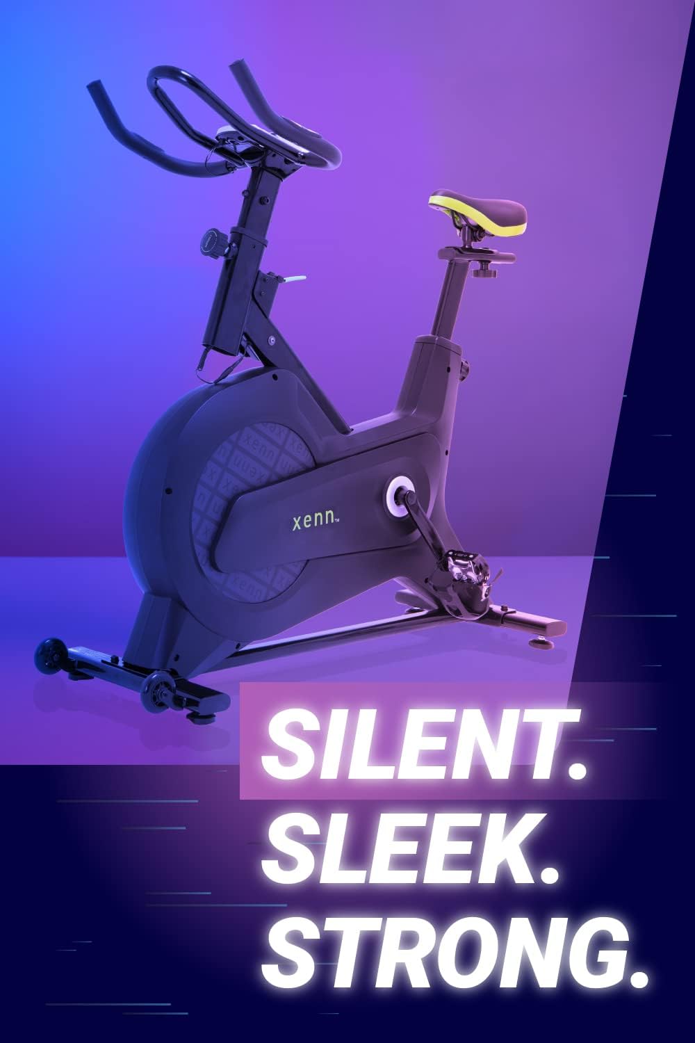 Exercise Bike Indoor Cycling Bike with Pulse Monitor, 256lbs Weight Capacity W8391