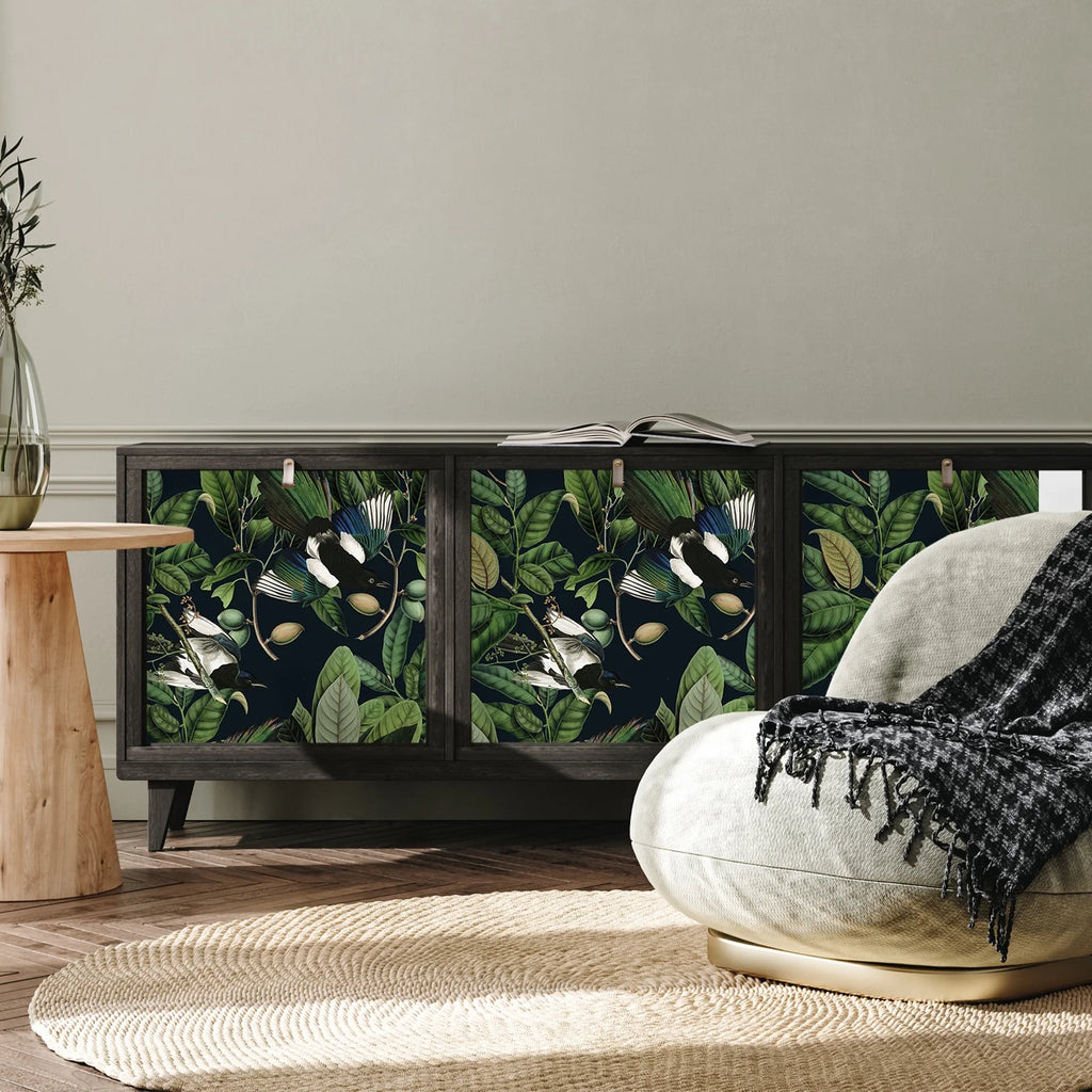 Tropical Jungle Leaf Peel and Stick Wallpaper 17.7''x354'' Removable Self Adhesive Contact Paper B778