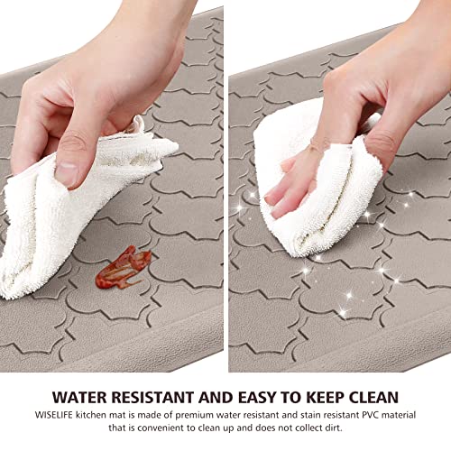 Grey Anti Fatigue Kitchen Mat 17.3"x39" E744469