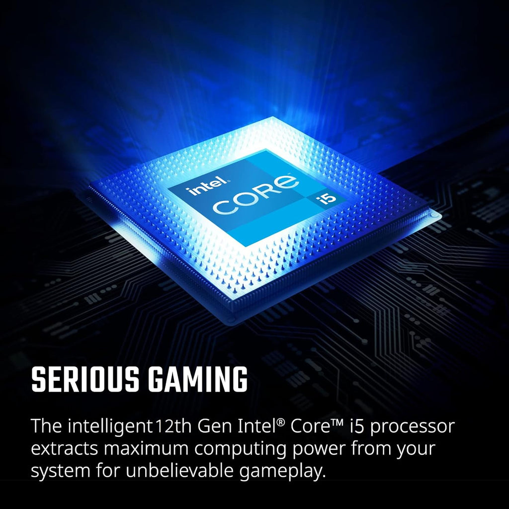 Gaming Laptop with Core i5-12500H, NVIDIA GeForce RTX 3050, and 21.5 Inch Full HD IPS Monitor H198