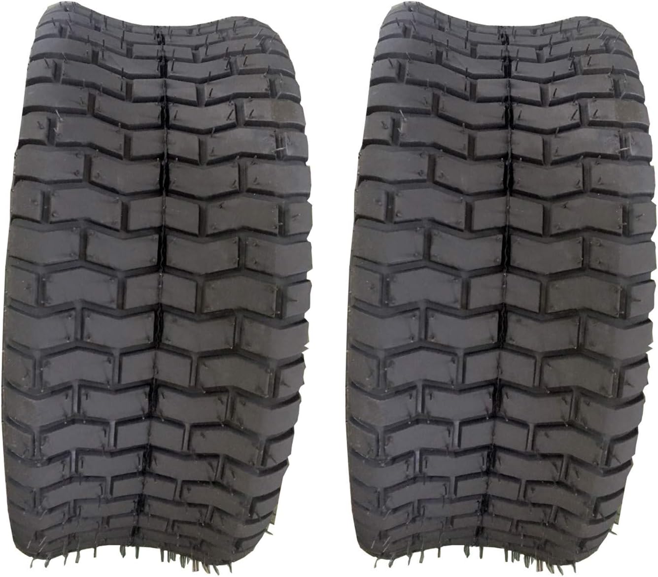 2pcs Turf Tires 16x6.50-8 4ply Tubeless Lawn Garden Mower Tractor Cart Tires V639760