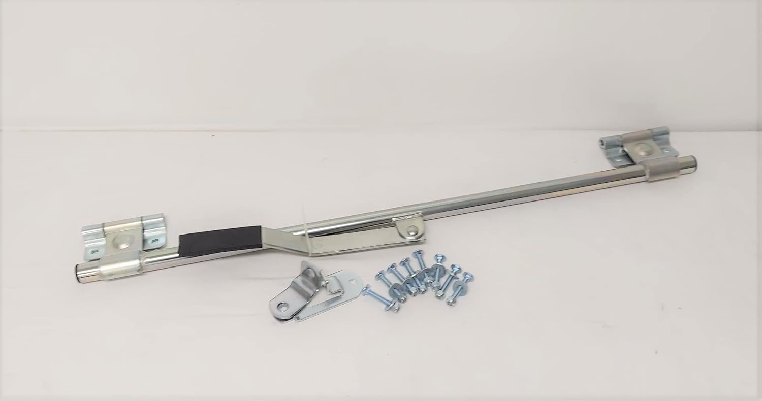 45 Zinc Cargo Trailer Door CamBar Latch Tamper Proof Hinge & Mounting Hardware Pack of 2 W6846
