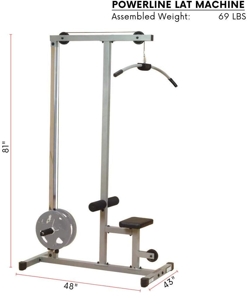 LAT and Low Row Cable Pull Down Machine W22013