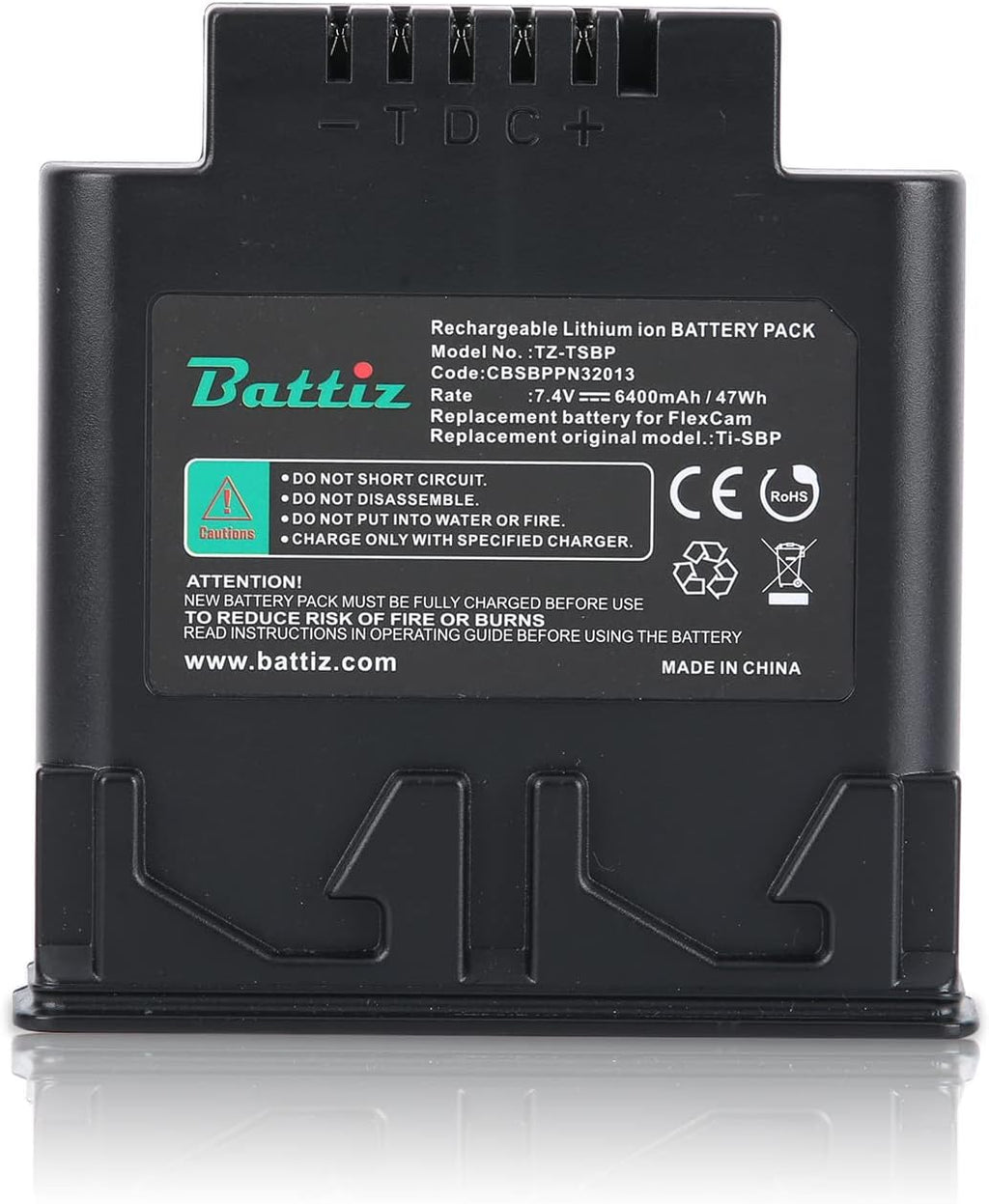 Replacement Rechargeable Lithium-Ion Battery for Thermal Imagers X69390