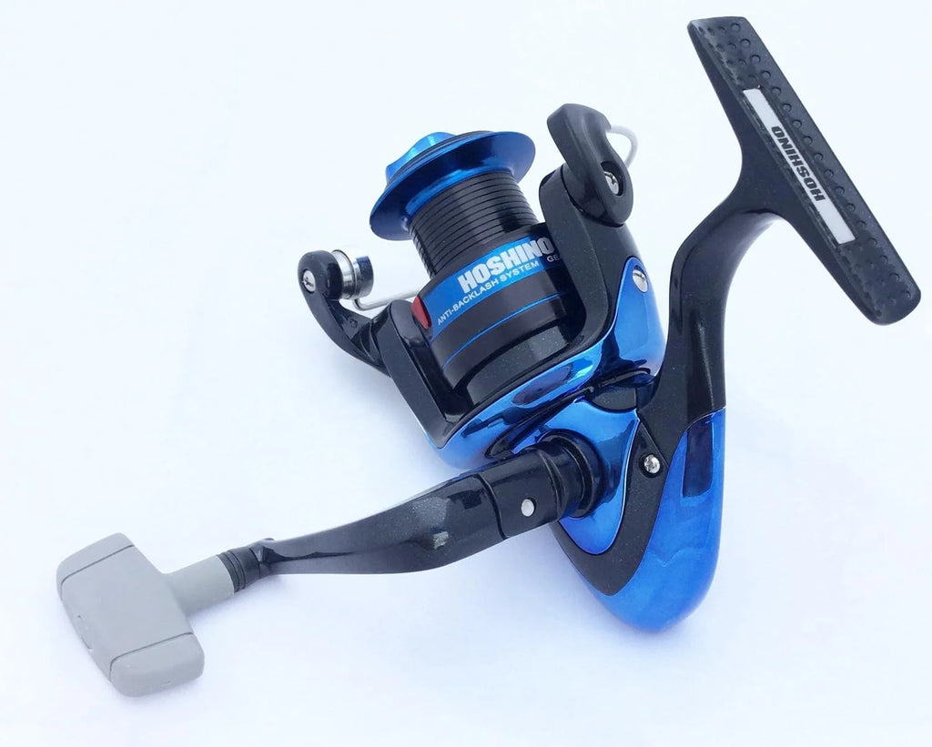 Spinning Fishing Reel Metallic Blue 6 BB 5.2:1 8 Lbs/210 Yards 12 Lbs/180 Yards O498