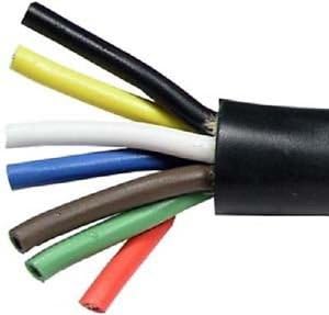 14 Gauge 7 Way Conductor Wire RV Trailer Cable Cord, Pack of 2 C477793
