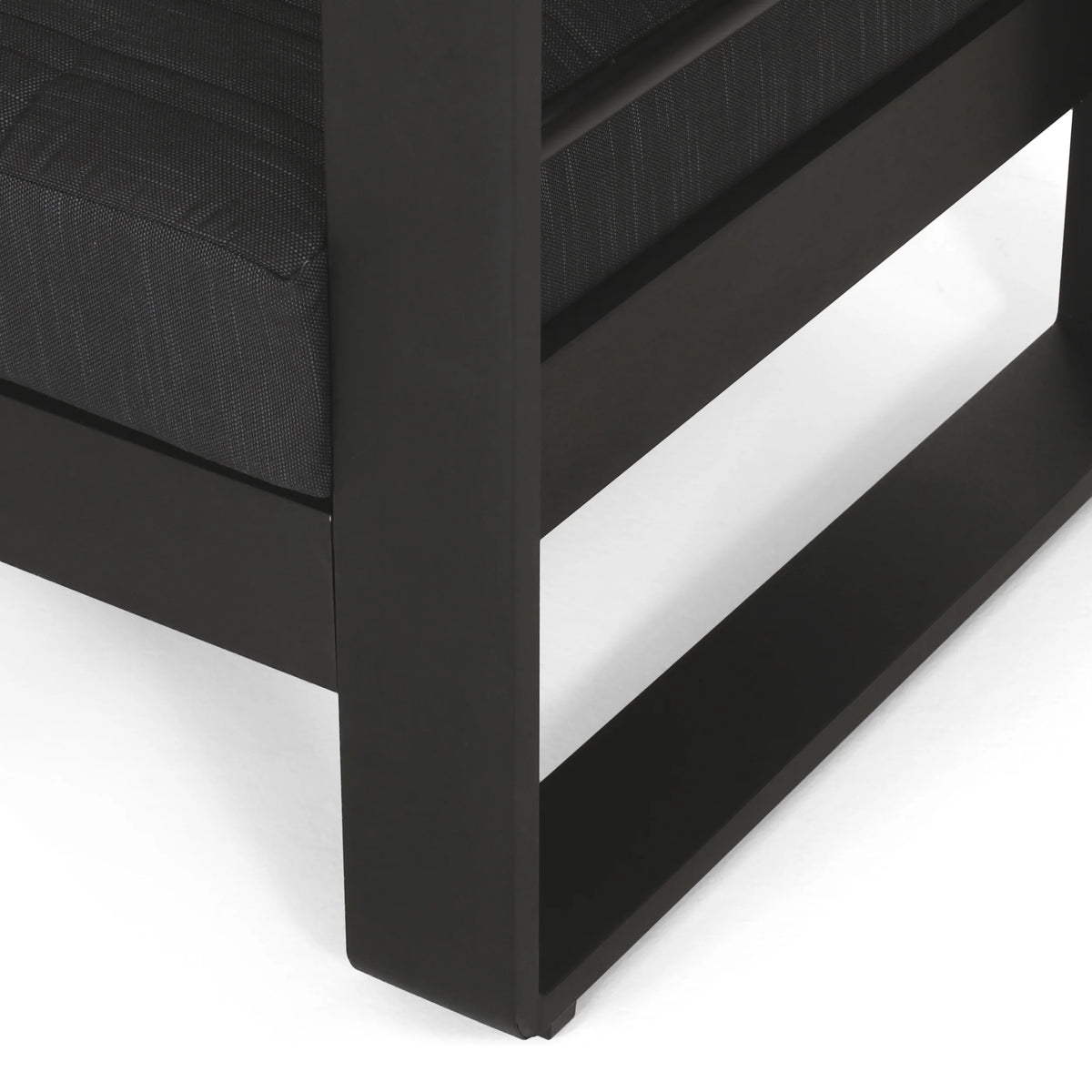 Outdoor Aluminum and Glass 6 Seater Sofa Chat Set with Cushions K5065