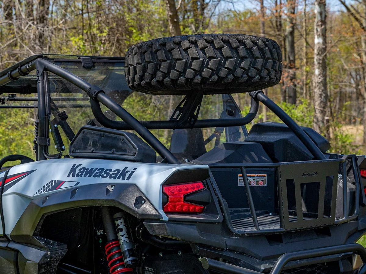 Spare Tire Carrier for Kawasaki Teryx KRX 1000, Powder-Coated Steel Tubing A7498