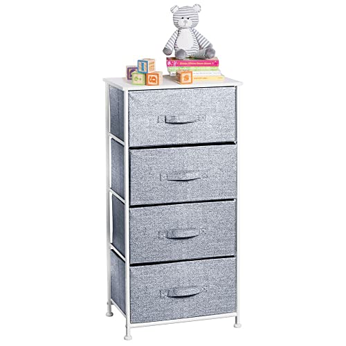 Navy Blue Tall Dresser with 4 Removable Fabric Drawers Z345