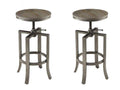 Adjustable Height Bar Stool Set of 2 S778723