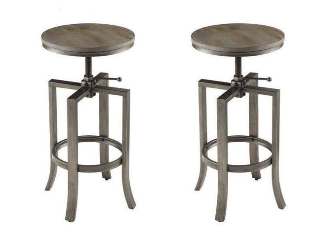 Adjustable Height Bar Stool Set of 2 S778723