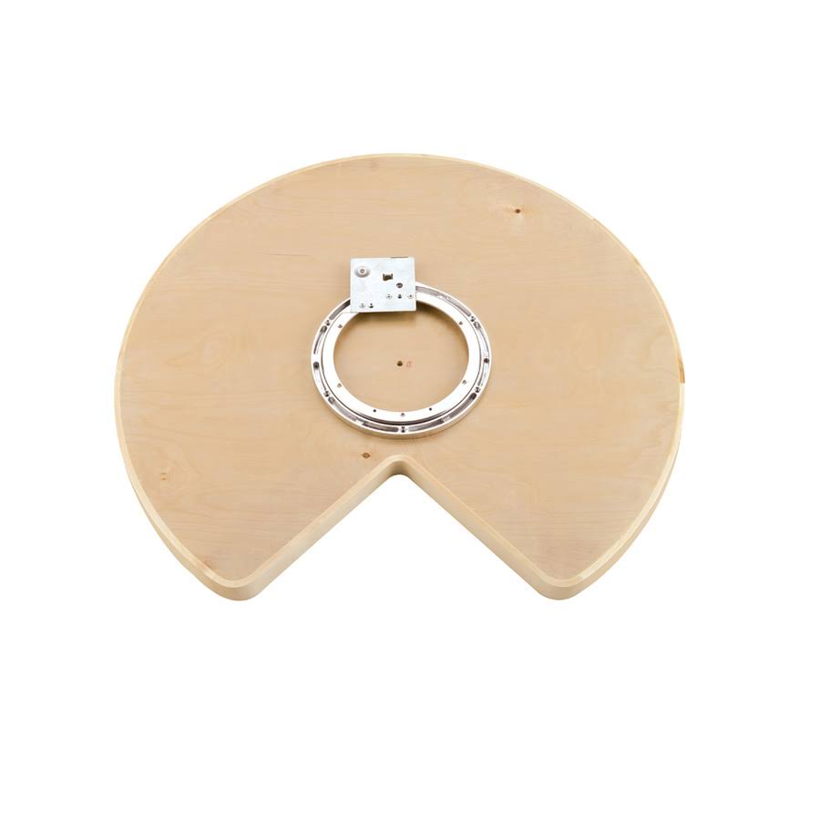 28x22 Wood Kidney Lazy Susan Shelf T522577
