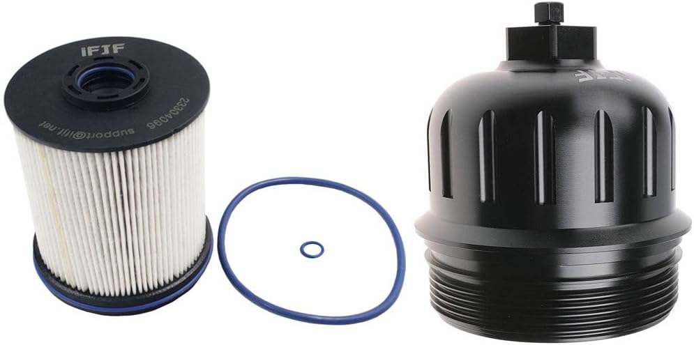 Fuel Filter Housing Cap with Drain Plug Silver Pack of 2 L226325