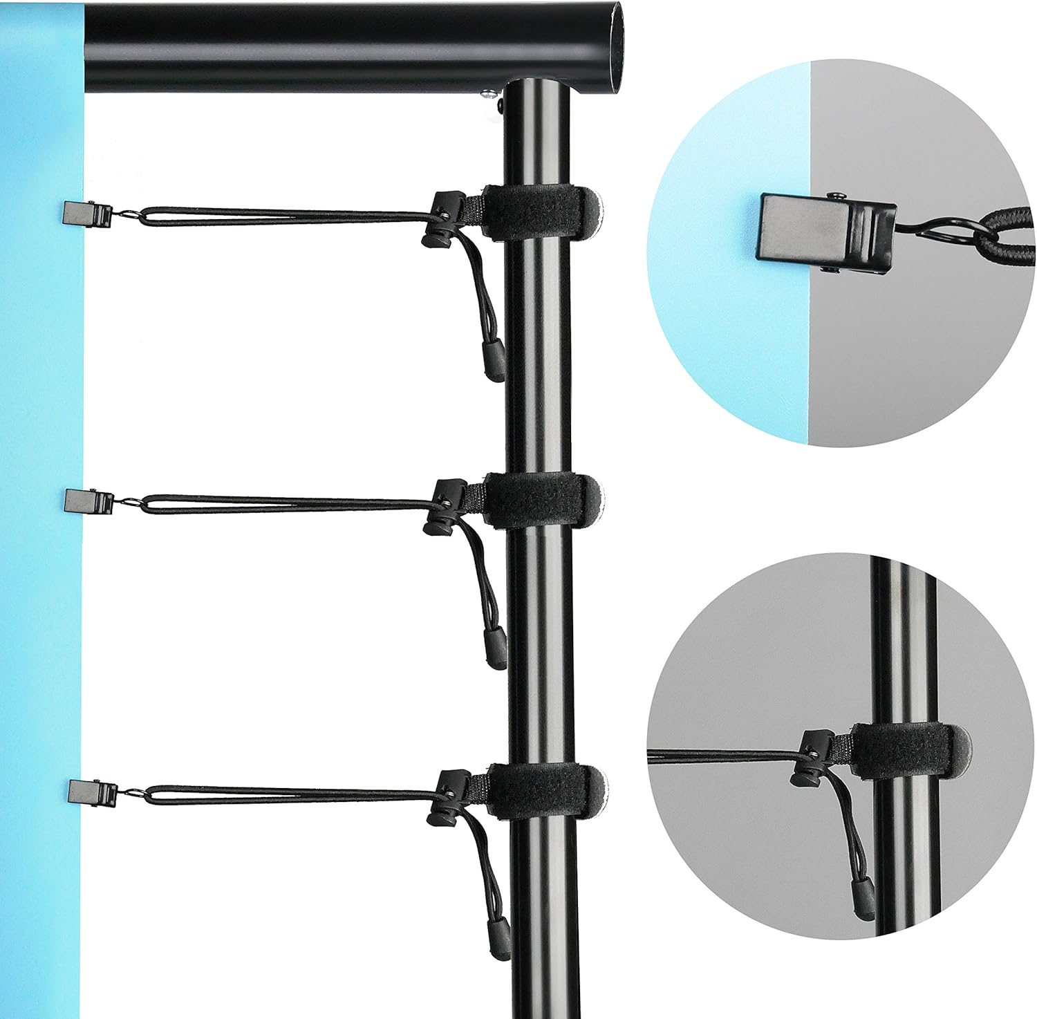 Adjustable Backdrop Support System Kit with Carry Bag X232663