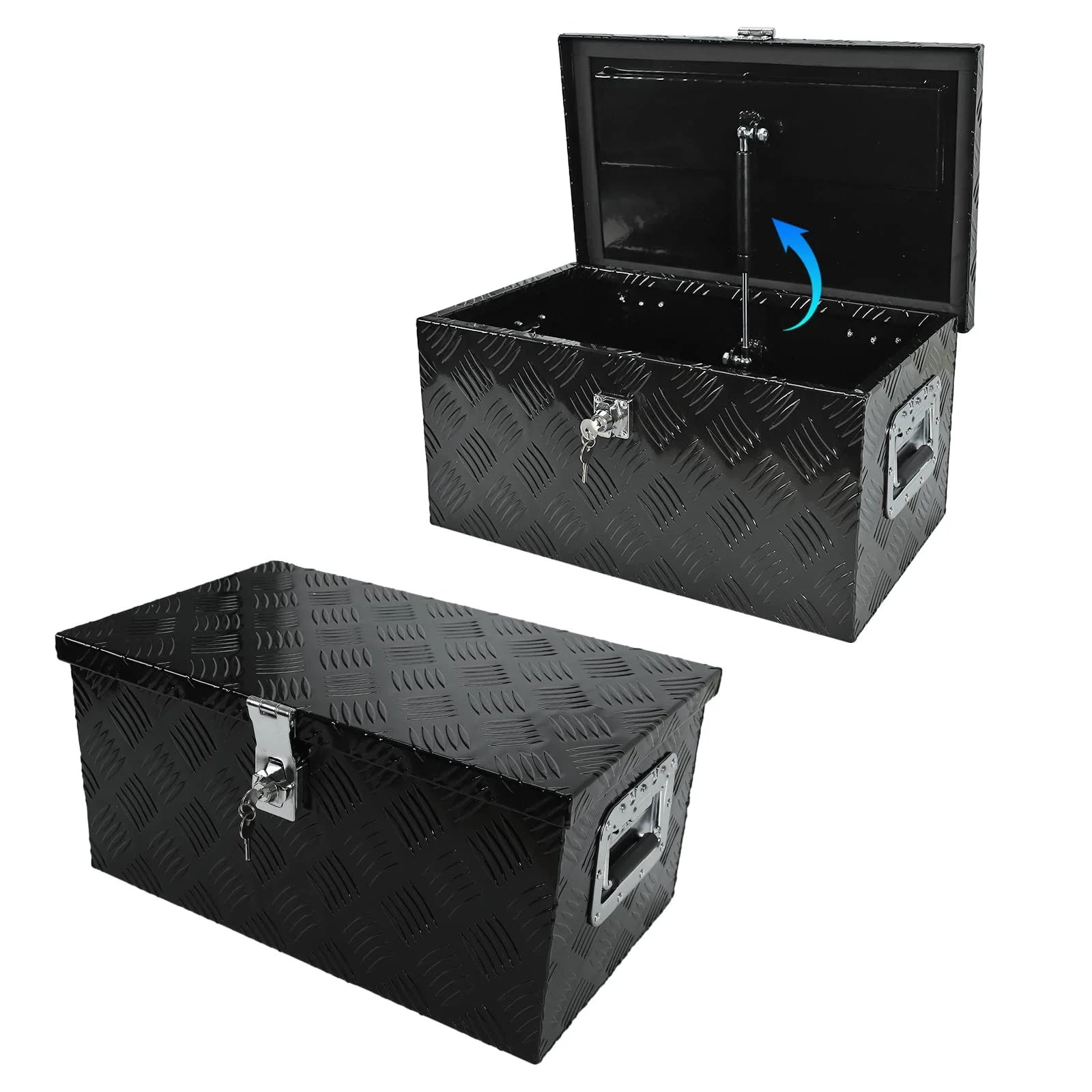 Aluminum Pickup Truck Tool Box with Tread Pattern J391700