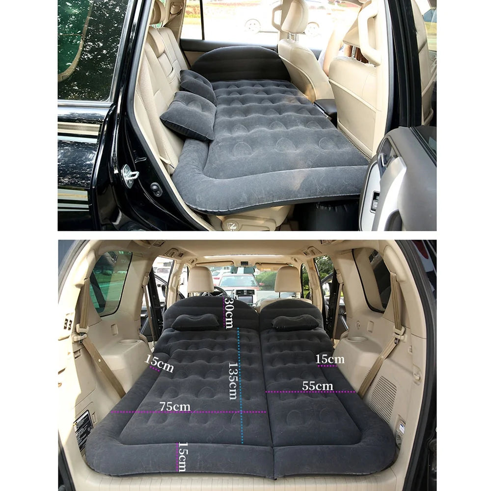 Blue Car Inflatable Bed Air Mattress Camping Mat Y511