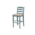 Blue Wood Bar Stool U31197