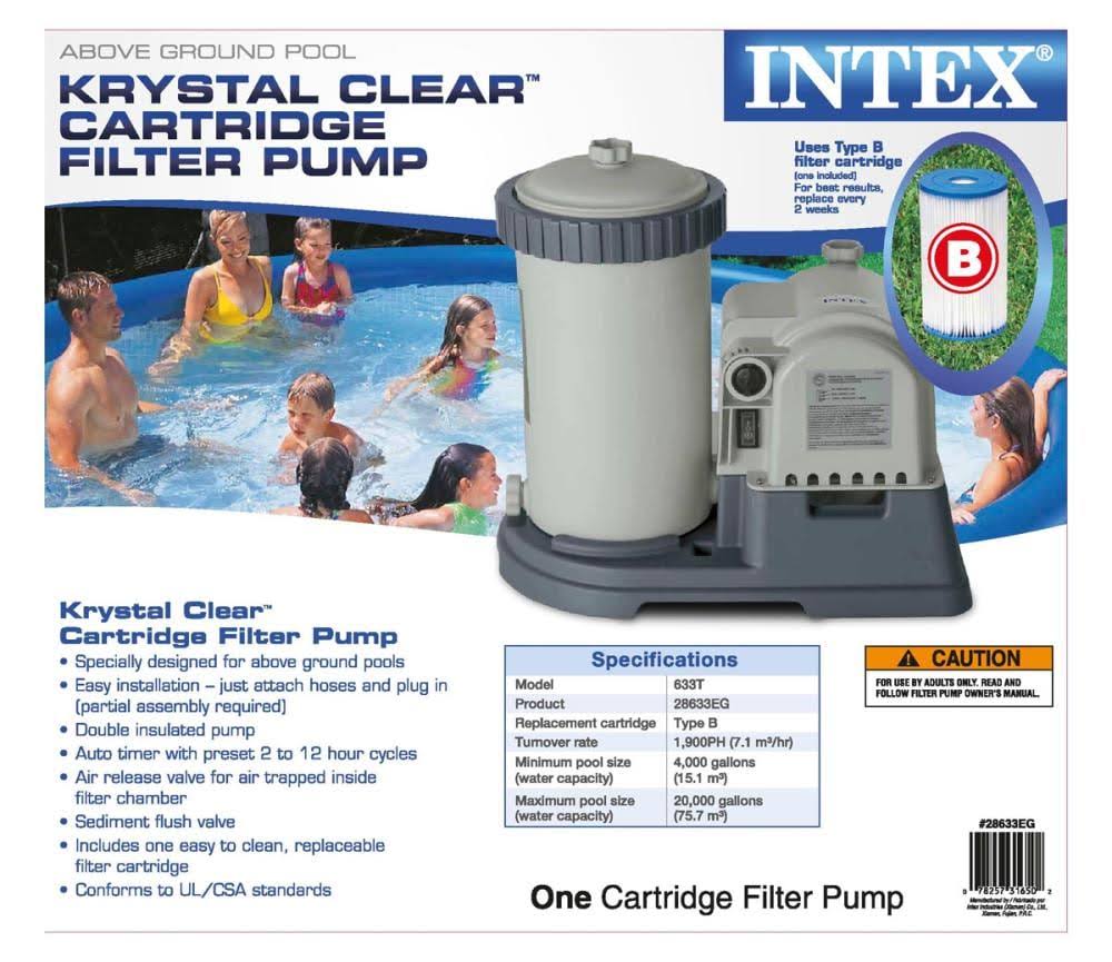 2500 GPH Filter Cartridge Pump with 59 inch Hose 2 Pack Q3853