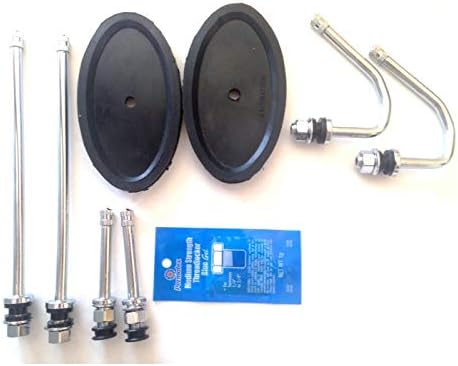 Chrome Dually Valve Kit for Steel Wheel V36667