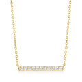 0.25 ct. t.w. Diamond Bar Necklace in 14kt Yellow Gold Y9094