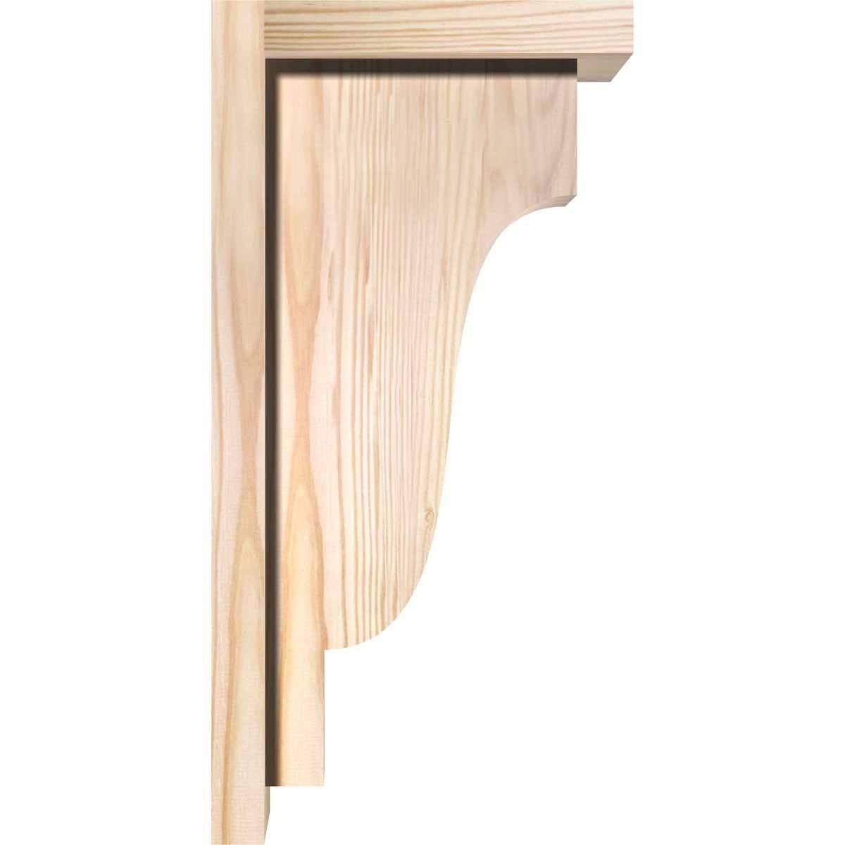 Newport Smooth Corbel with Backplate, Douglas Fir C88997