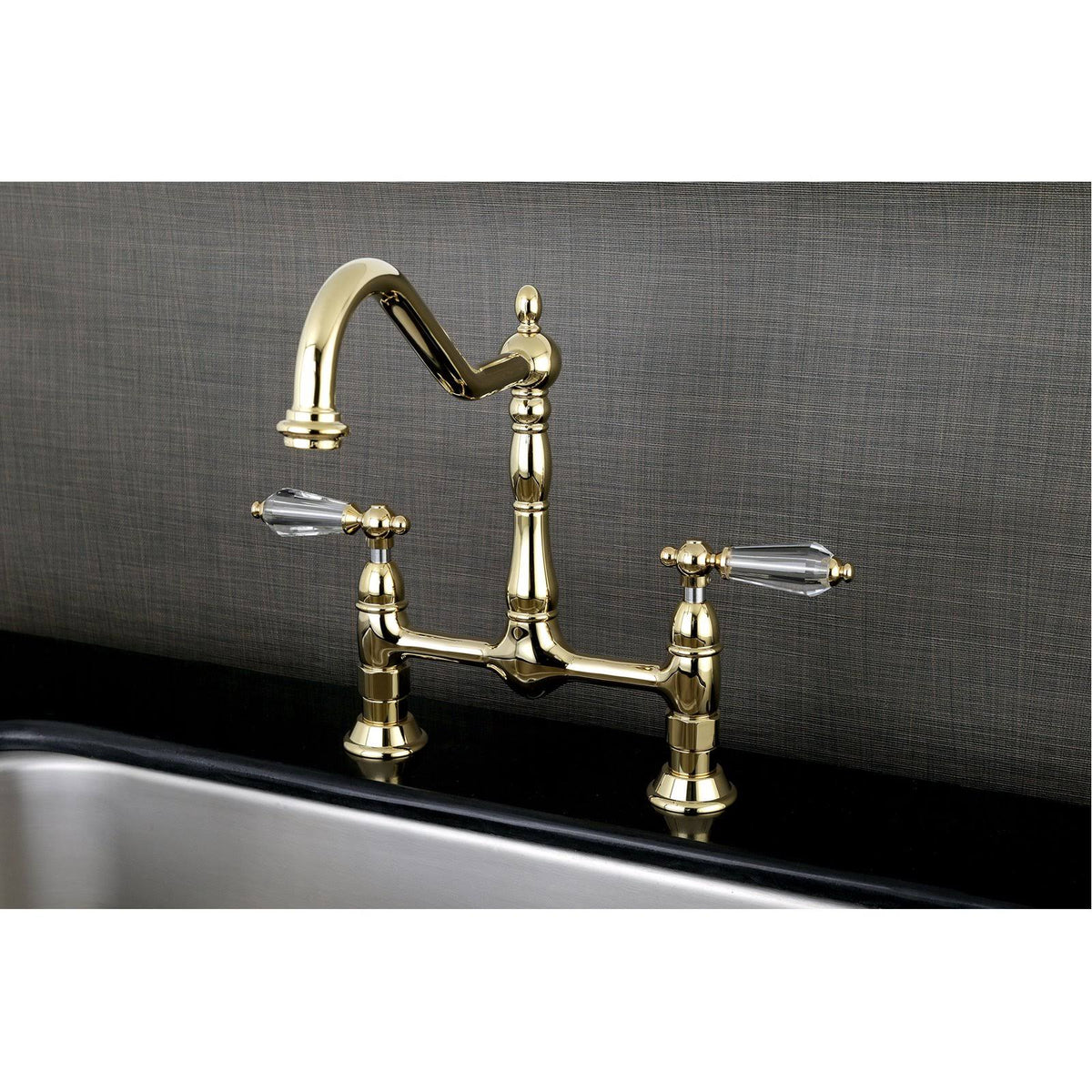 8x22 Centerset Kitchen Faucet, Oil Rubbed Bronze X495