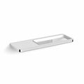 Polished Nickel Double Wall Shelf B1911