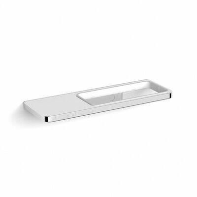 Polished Nickel Double Wall Shelf B1911