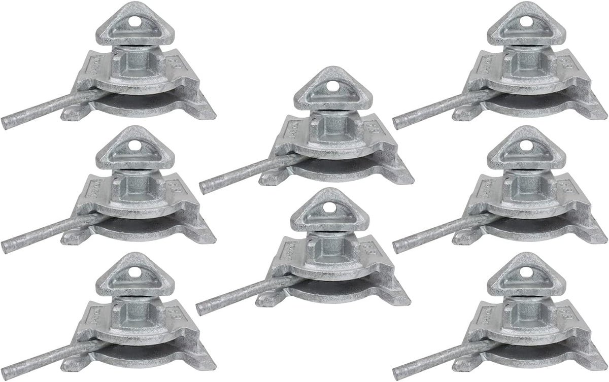 8 Pack Sea Rail Shipping Container Manual Base Lock Dovetail Y909