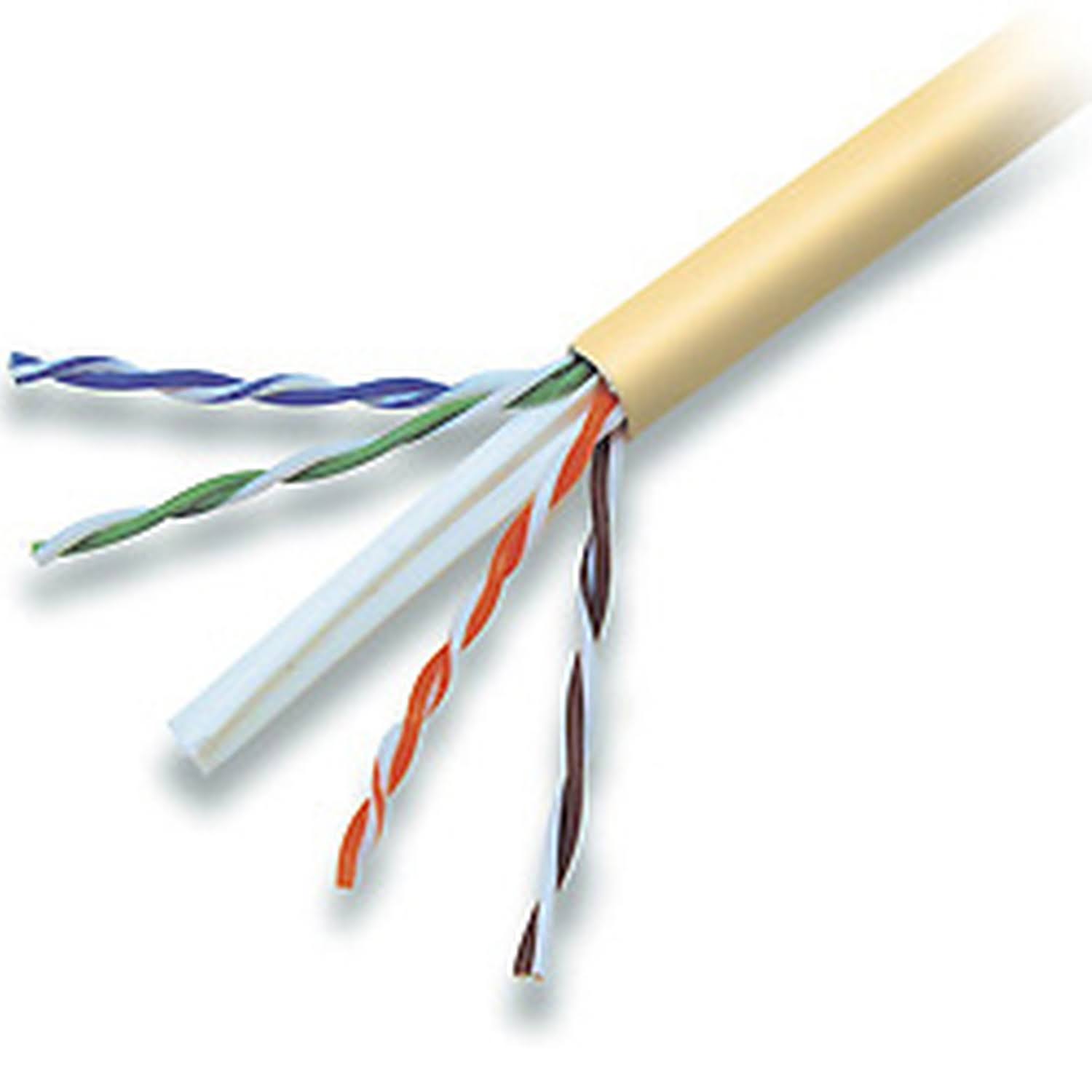 CAT 6 UTP Bulk Cable 1000 ft Yellow Y76105