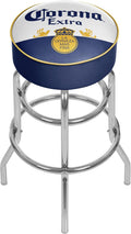 Chrome Padded Bar Stool with Swivel O550