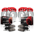 Front and Rear Brake Kit with Calipers A736