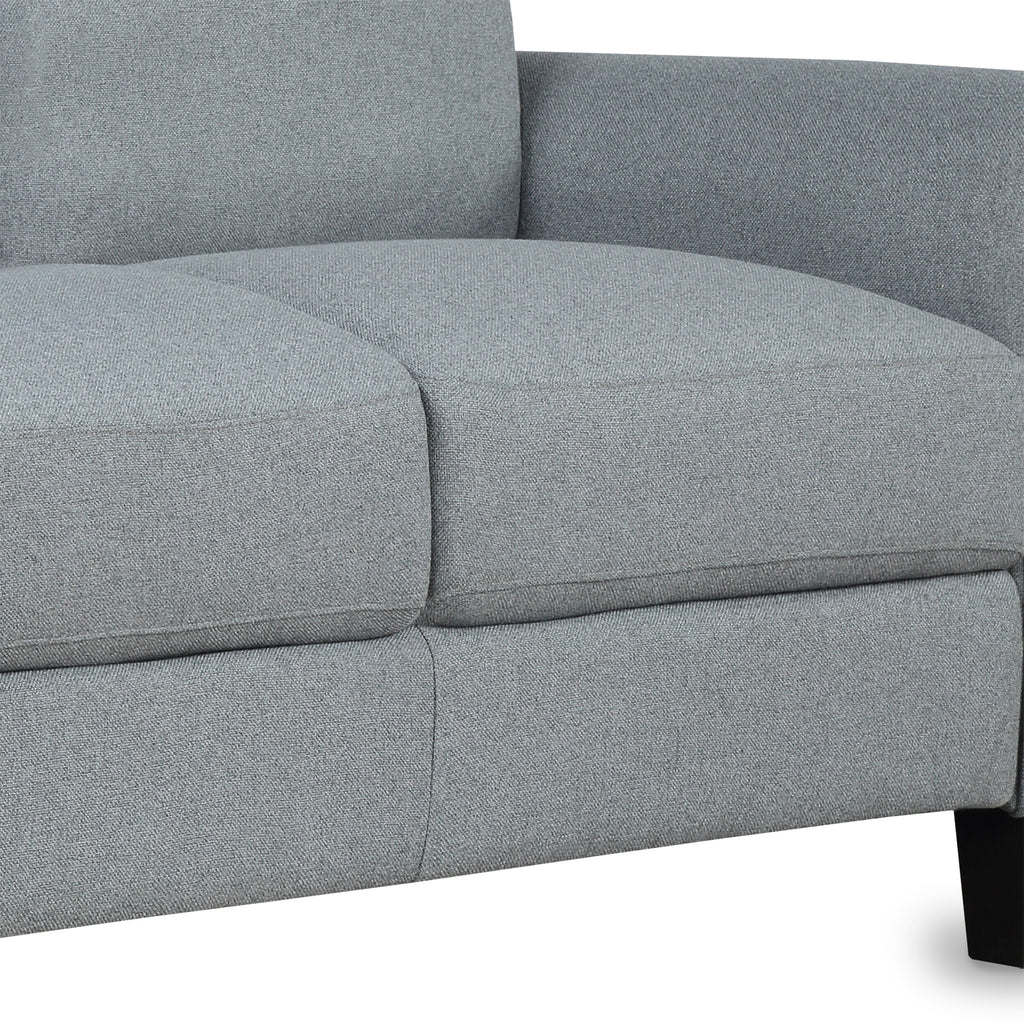 Gray Linen 3-Seat Sofa K449