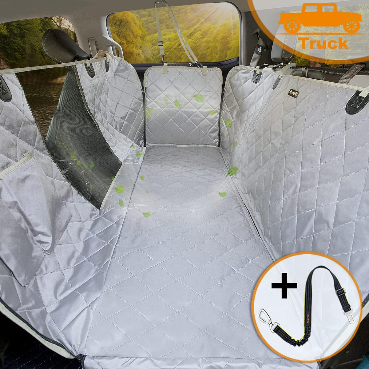 Waterproof Dog Car Hammock Seat Cover, Pack of 2 K9582