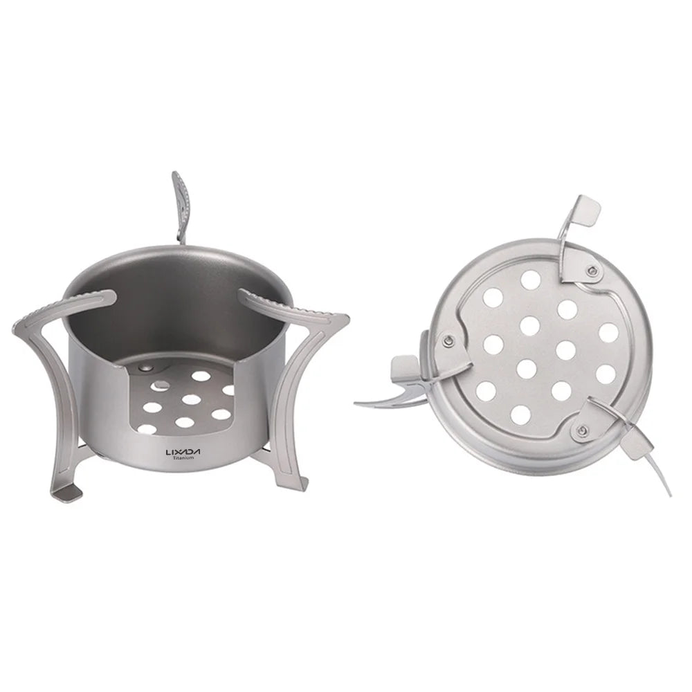 Titanium Camping Pot Holder BBQ Firewood Bracket V847