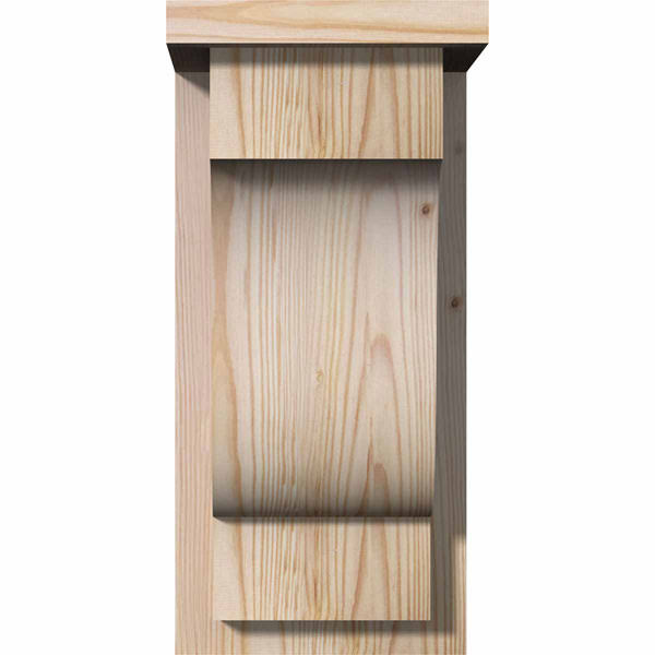 Newport Smooth Corbel with Backplate, Douglas Fir C88997